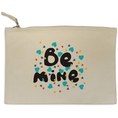 Clutch / Zubehörkoffer aus Canvas ''Be mine'' (CL00031401)