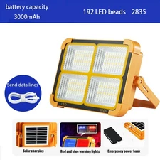 Portable Solar Rechargeable Work USB Light Outdoor Camping Security Lamp