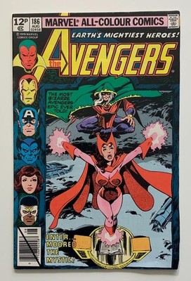 Avengers #186 KEY 1st Appearance Chthon (Marvel 1979) VF- condition Bronze Age