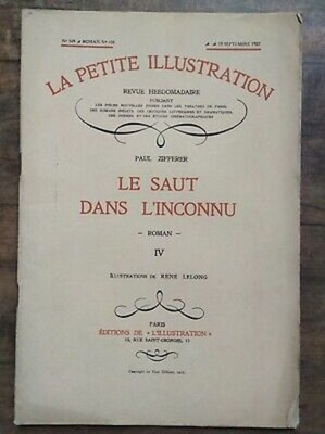 La Petite illustration - Nº 349 - Roman N°158 / 10 Septembre 1927
