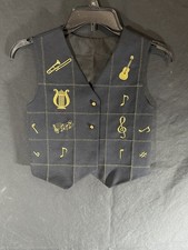 Black and Gold Music Vest youth