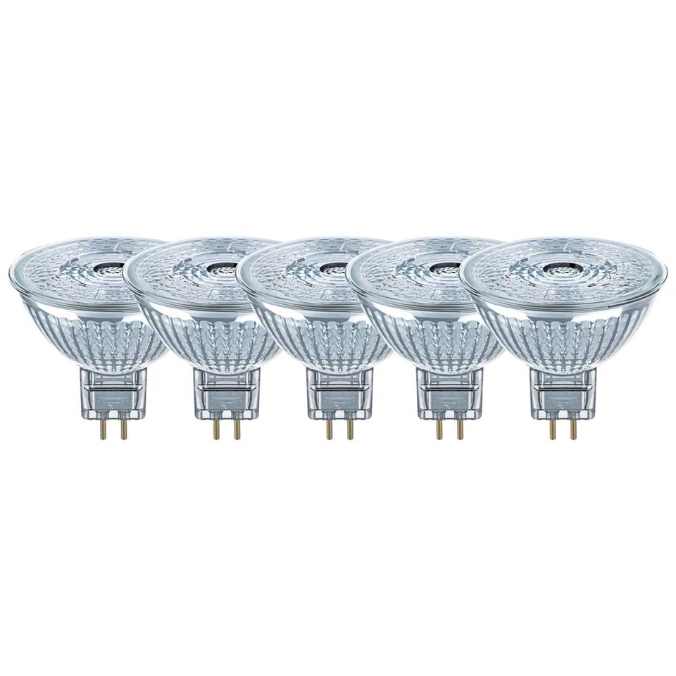 10 x Osram LED MR16 Glas Reflektor 3,8W = 35W GU5,3 12V neutralweiß 4000K - Bild 3 von 4