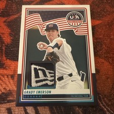 GRADY EMERSON 2025 Panini Stars & Stripes USA Baseball GW Materials  1/1!