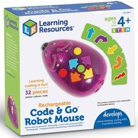 Learning Resources Wiederaufladbare Code & Go Robotermaus Lernspielzeug