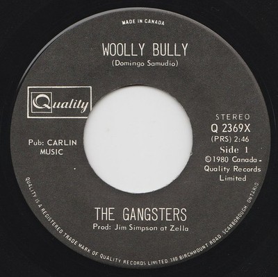 Gangsters  - Woolly Bully (7'', Single)