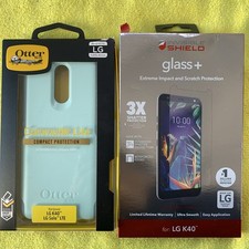 Funda OtterBox COMMUTER Series LITE para LG K40 / Solo LTE - Ocean Way (Verde azulado/Aqua)
