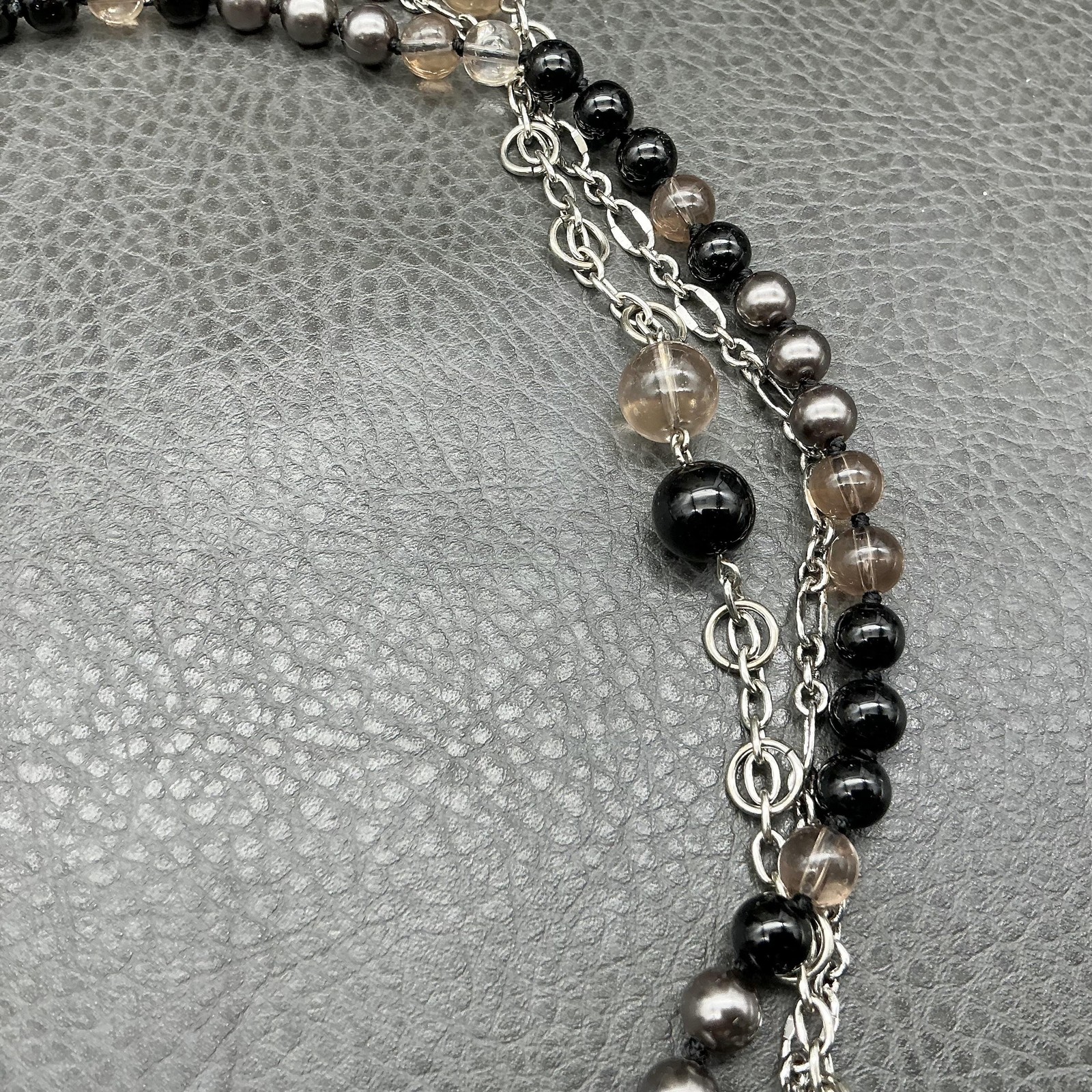 Talbots Multicolor Beaded Layered Statement Neckl… - image 5