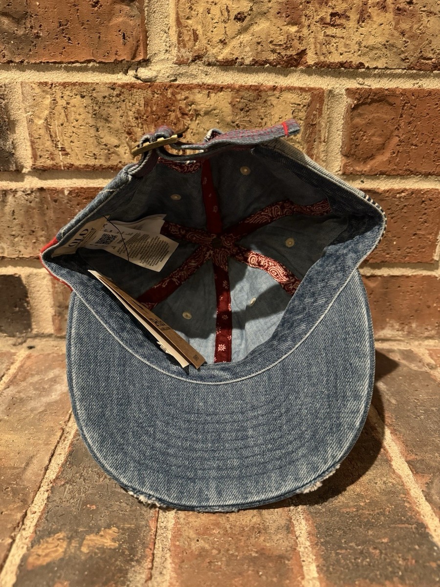 New Ralph Lauren Polo Denim & Supply Patchwork Bandana Baseball