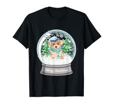 Dog Snow Globe Winter Cute Christmas Puppy T-Shirtfrom JP