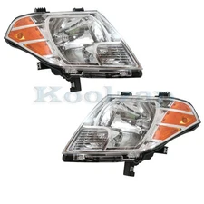 CAPA For 09-21 Frontier Truck Headlight Headlamp Head Light Lamp w/Bulb PAIR SET