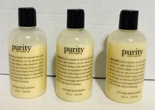 Lot Of 3 Philosophy Simple One-Step Facial Cleanser 8 Fl Oz Size New Sealed