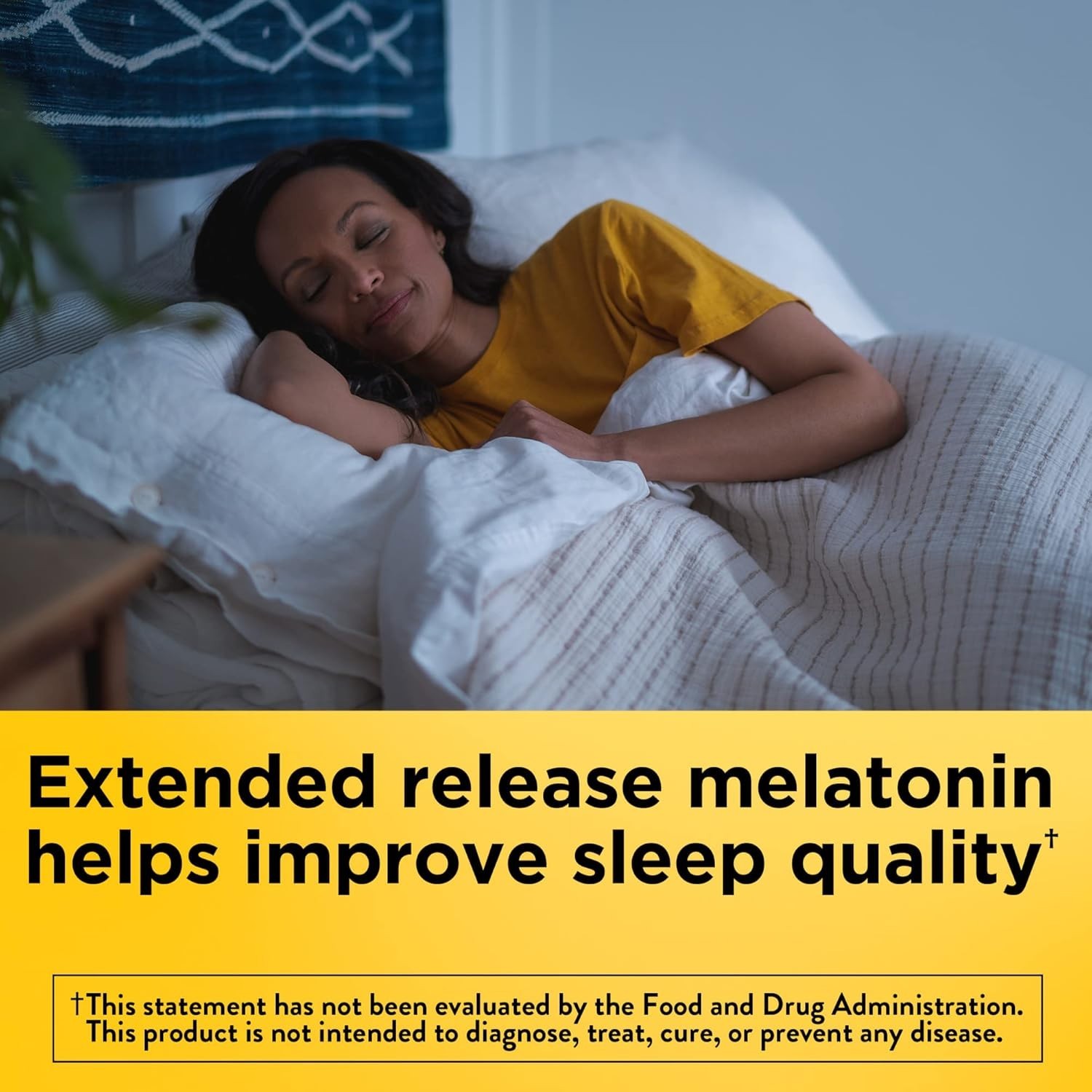 Melatonin 4mg Extended Release Sleep Aid Tablets - 90 Count for Restful Slumber