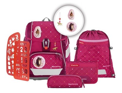 Step by Step 2in1 Plus Schulranzen-Set 6-teilig Pferde Freunde ''Horse Love''