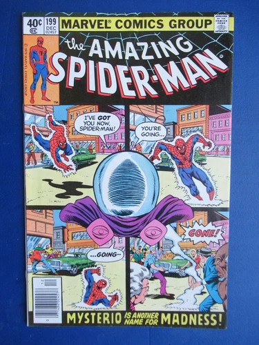 AMAZING SPIDER-MAN # 199 - (FN-) -MYSTERIO IS ANOTHER NAME FOR MADNESS-KINGPIN