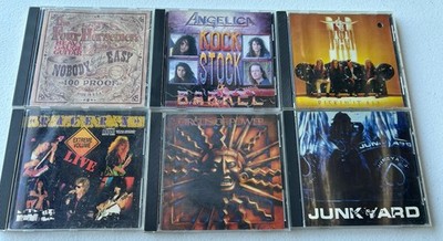 Lot Of 6 Sleaze Glam Rock CD s Early 90 s Racer X Angelica Circus Of Power D.A.D
