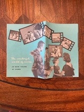 Vintage The Wonderful World Of Movies Booklet