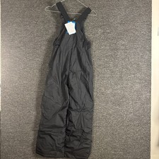 Columbia Youth Medium Black Insulated Snow Overalls