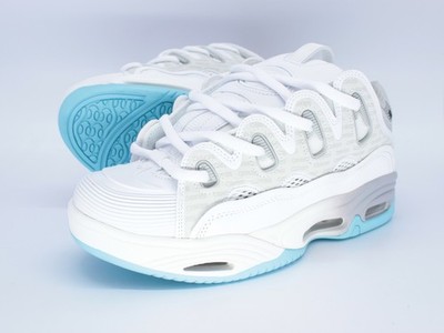 OSIRIS SHOES D3 2001 US 7 EUR 39,5 WHITE GREY BABY BLUE