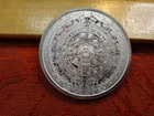 Aztec Calendar Cuauhtémoc One 1 Oz .999 Silver Bullion Round - No Reserve