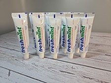 15 Tubes Travel Size Freshmint Fluoride Toothpaste 0.6oz