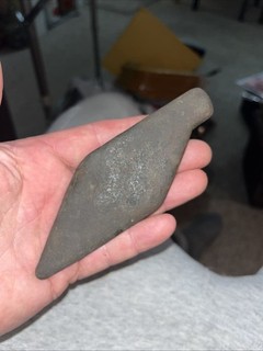 Authentic Alabama Arrowhead Excellent 5” Unfinished Gorget