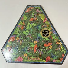 Triazzle Puzzle 16-Piece Rainforest Bugs Frogs Birds Dan Gilbert Brain Teaser