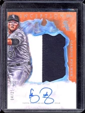 2017 TOPPS INCEPTION CARSON FULMER ORANGE PARALLEL JUMBO ROOKIE PATCH AUTO 4/25