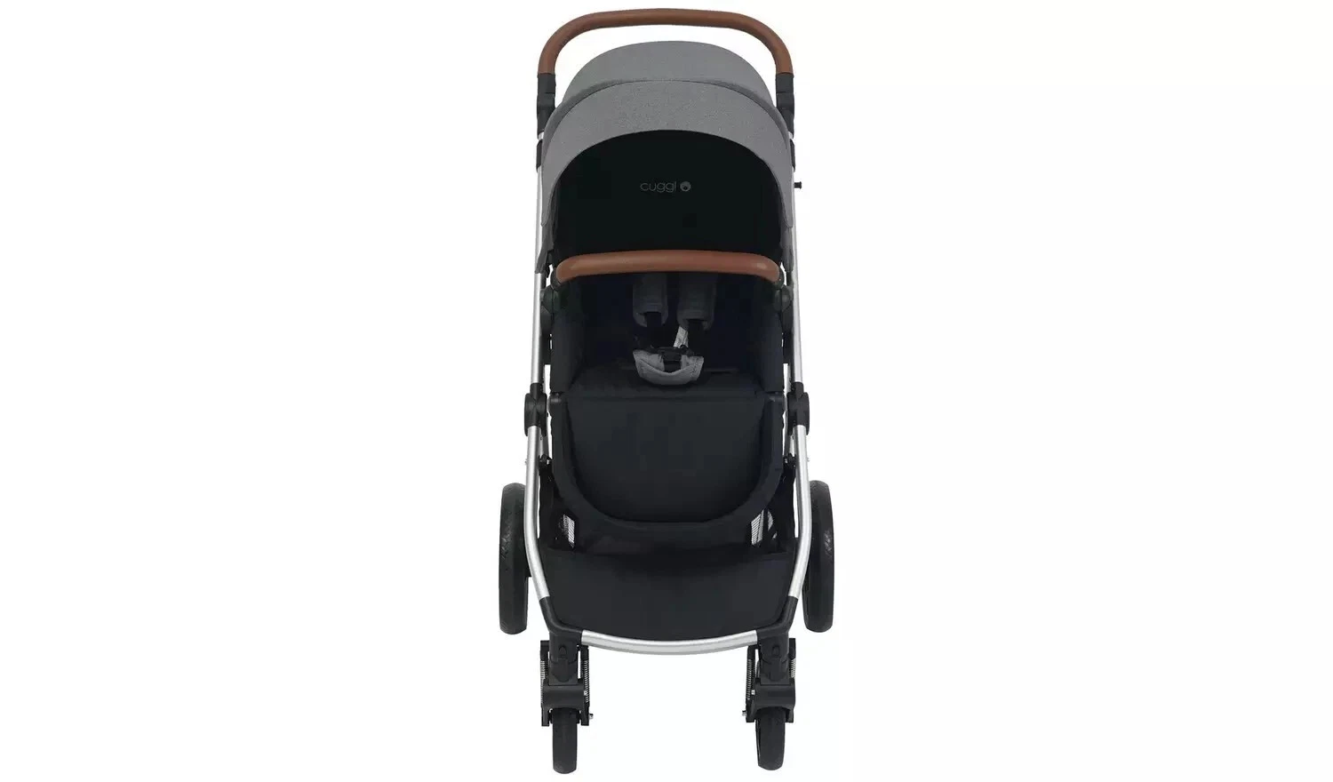 Cuggl Deluxe Pushchair with Footmuff - Grey (USED)