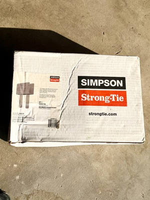 #ad #ad 1 Simpson Strong Tie CCQ46SDS2.5 R Column Cap for 4x Beam 6x Post WITH SCREWS $79.00