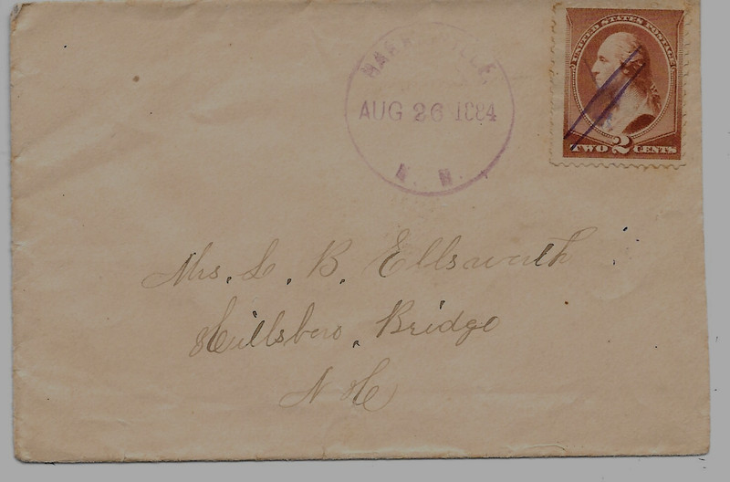 1884 - Harrisville, New Hampshire - Scott #210