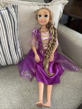 Disney Princess Rapunzel Tangled My Size Doll 32" Life Size Articulating EUC