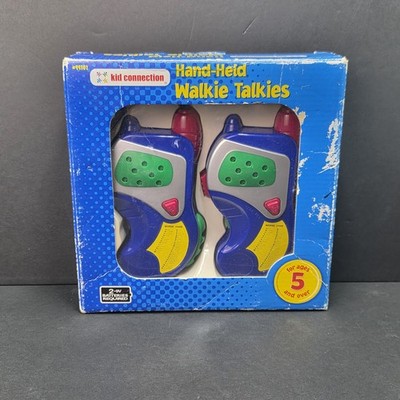 Kid Connection Walkie Talkies Handheld Set Tested Works Pre Owned