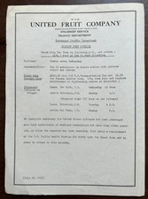 UNITED FRUIT July 22 1953 Notice of Service
