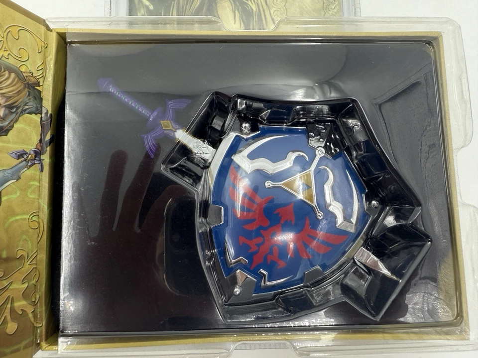 NEW Legend of Zelda Twilight Princess Master Sword Shield & CD Soundtrack - Image 3 of 4