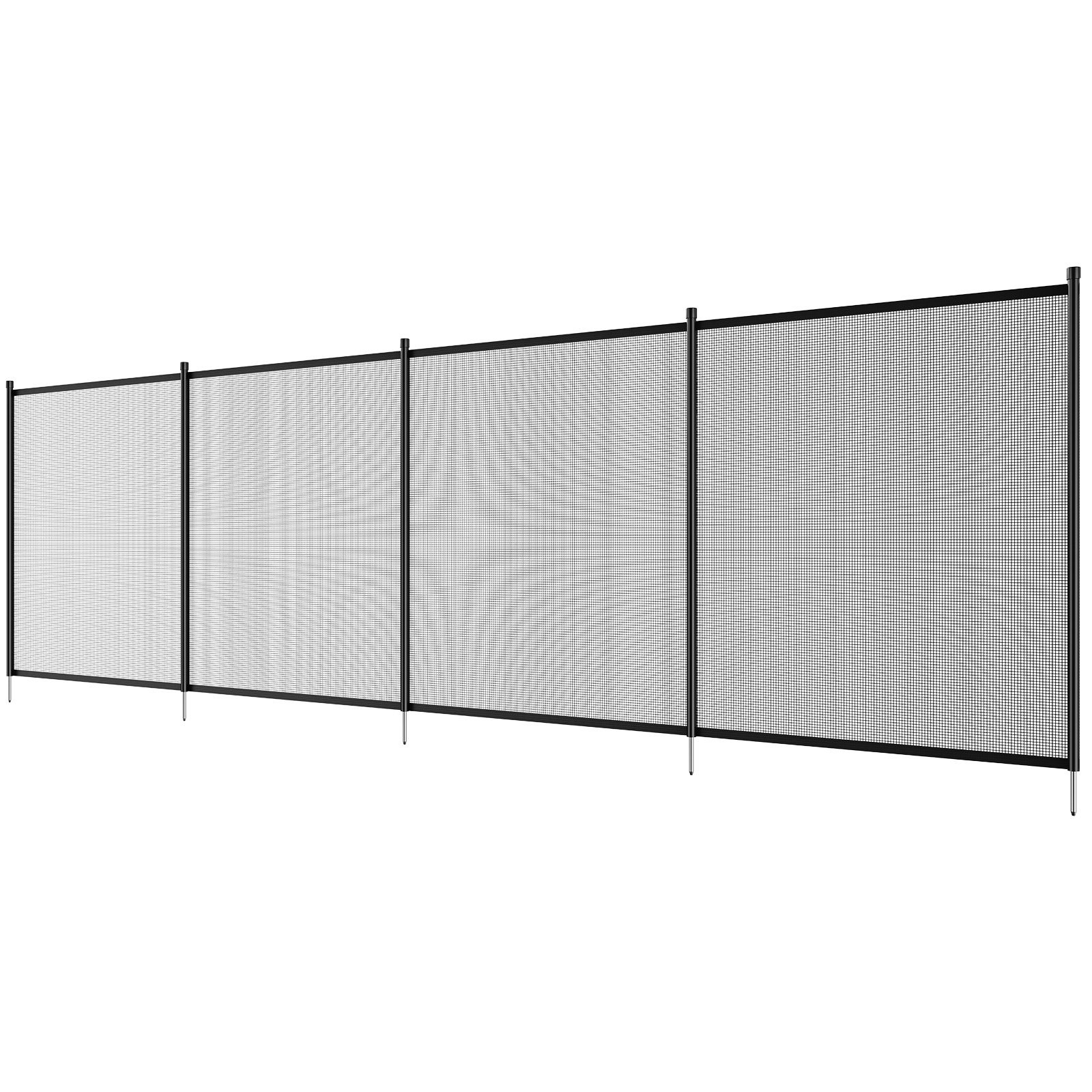 Pool Fence,4x48 FT Pool Fences for Inground Pools,Removable Child Safety Pool Fe