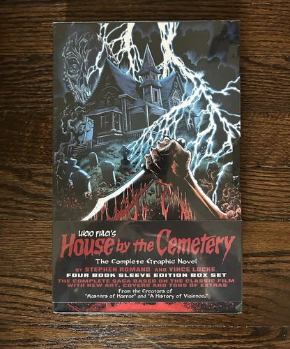 House By The Cemetery Complete Graphic Novel Eibon Vinegar Syndrome Box Set NEW