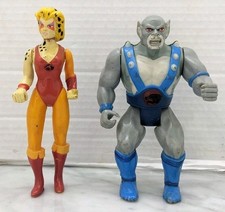 Vintage Thundercats Panthro & Cheetara  1985 LJN Action Figures