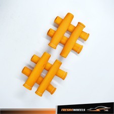1200 Spark Plug Wire Boots Heat Shield Protector Sleeve Orange For Sbc Bbc 8pcs 1200 Spark Plug Wire Boots Heat Shield Protector Sleeve Orange For Sbc Bbc 8pcs