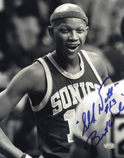 Donald Slick Watts Autographed 8x10 Photo Seattle Supersonics MCS Holo #87377
