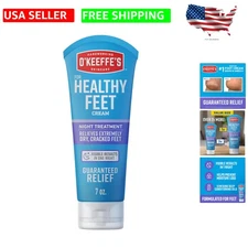 Deep Hydrating 7oz Night Cream for Cracked Feet – Guarantees Softness by Morning