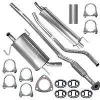 Auspuffanlage SchalldäMpferset Auspuff FüR Opel Corsa C 00-06 1.0 Montagesatz