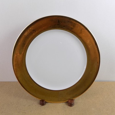 Philippe Deshoulieres Limoges Indienne Carat Gold Service Plate 11.75'' VGC