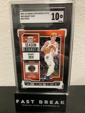 2023-24 Contenders Optic Gradey Dick Season Ticket Red Rookie RC #60 SGC 10