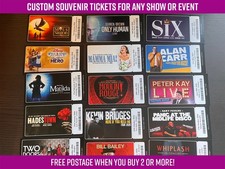 Souvenir Show Ticket | Jedes Musical/Spiel/Comedy Show oder Event | Andenken Geschenk