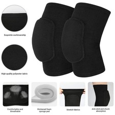 1pair Sports Knee Protective Pads Knees Breathable Volleyball Yoga Men Women US.