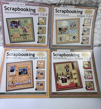 Lot 4 Scrapbooking Simple 1-2-3 Kits of Seasons Fall Summer Winter Spring