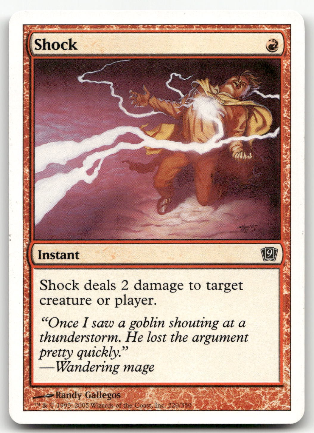 Shock (NM) 9th Edition 9ED Magic MTG