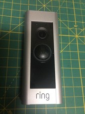 Ring Video Doorbell Pro Silver Wired Night Vision Motion Detection Two-Way Talk