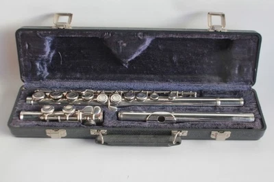 Ancienne Flûte traversière Master métal argenté (71078) - Photo 1/4