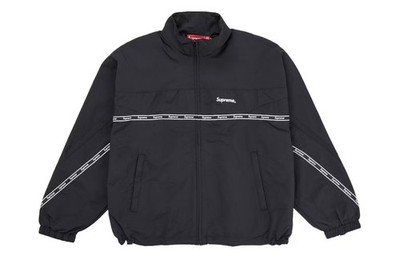 ジャケット・アウター Logo Taping Track Jacket Black/Large Supreme Logo Taping Track Jacket Black • Large | eBay